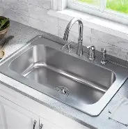 Single Stainless Steel Kitchen Sink